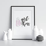 Grafika - Print "girl boss" - 13945960_