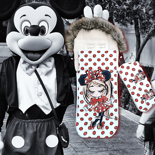 Detský textil - Zimný fusak Dievčatko s bodkami - 13949210_