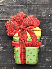 Príbory, varešky, pomôcky - Vykrajovačky - Tradičné Vianoce #462 (#461 Traditional Christmas darčeky, obrys, 12 x 8cm) - 13948388_