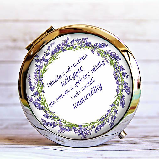 Zrkadielka - zrkadielko Levanduľa - 13950085_