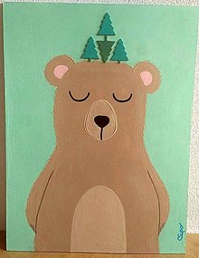 Detské doplnky - medveď lesný - 13951409_