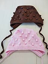 Detské čiapky - Guľôčková čiapočka 100% Baby merino - 13952576_
