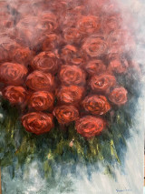 Obrazy - Ruže a len ruže - 13961440_