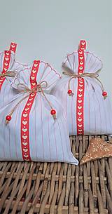 Úžitkový textil - Univerzálne/darčekové/ mikulášske/vianočné/valentínske vrecká - 13962470_