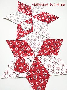Úžitkový textil - Vianočná podložka hviezda - 13964001_