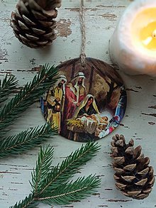 Dekorácie - Vianočná dekorácia Betlehem - 13964640_