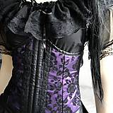 Šaty - Gotický korzet s ružami - 13967077_