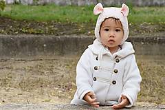 Detské čiapky - Zimná  čiapka Baby mouse - 13968684_