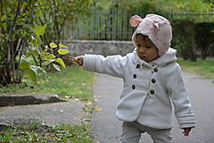 Detské čiapky - Zimná  čiapka Baby mouse - 13968687_
