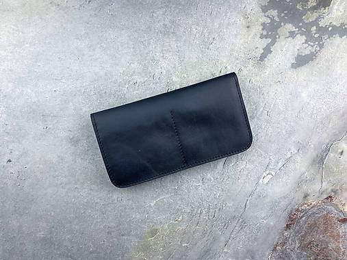 Dámska kožená čierna peňaženka rhea II