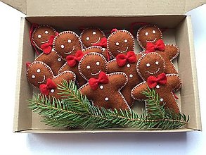 Dekorácie - Vianočný perníček - gingerbreadman - 13967421_