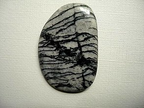 Minerály - Pl. - jaspis písmenkový 41 mm, č.212f - 13968411_