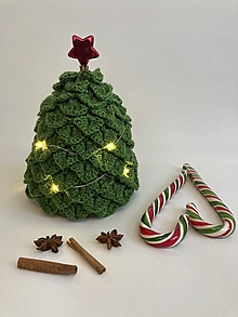 Dekorácie - Vianočný stromček Svietiaci bez dekorácii - 13967428_