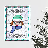 Dekorácie - Netradičný adventný kalendár cartoon ornamental (chlapec-) - 13965768_