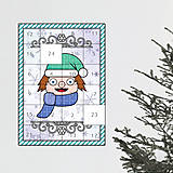 Dekorácie - Netradičný adventný kalendár cartoon ornamental (chlapec-) - 13965769_