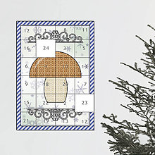 Dekorácie - Netradičný adventný kalendár cartoon ornamental (hríbik-) - 13965727_