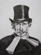 Kresby - kresba - Giuseppe Verdi-originál - 13972109_