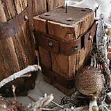 Svietidlá - Svietniky - recyklované drevo - 13974501_