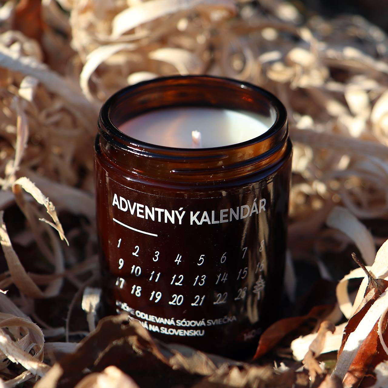 ADVENTNÝ KALENDÁR sójová sviečka (adventný kalendár číslice)