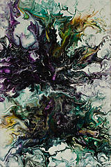 Obrazy - Jed - abstraktný obraz - acrylic pouring - 13977005_