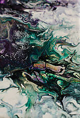 Obrazy - Jed - abstraktný obraz - acrylic pouring - 13977006_