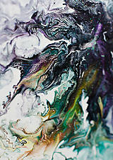 Obrazy - Jed - abstraktný obraz - acrylic pouring - 13977011_