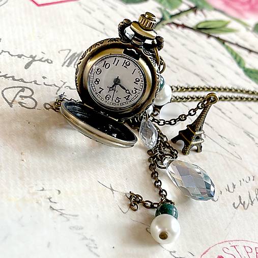 Pocket Watches & Gemstone Necklace / Hodinky na retiazke s minerálmi