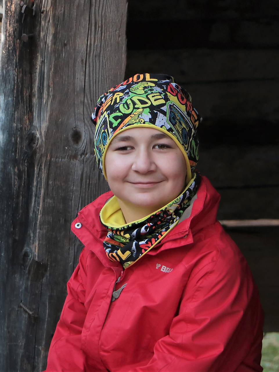 Cool úpletová čiapka, nákrčník alebo set