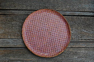 Nádoby - Keramický tanier (priemer 20 cm - Ružová) - 13979987_