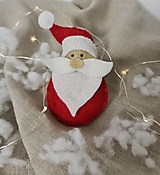 Dekorácie - Vianočná ozdoba z filcu- Santa Claus - 13986934_