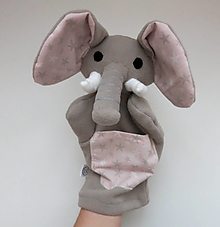 Hračky - Maňuška slon (Sloník od Sladkej hviezdičky) - 13985624_