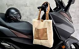 Veľké tašky - OVEČKA kožená veľká taška - 13984176_