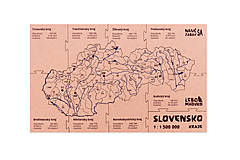 Iné - Mapuzzle Slovensko - kraje - 13987311_