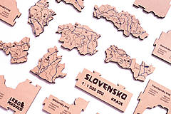 Iné - Mapuzzle Slovensko - kraje - 13987312_