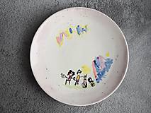 Polotovary - detský set tanierov s hrnčekom - na ďaľšie dotvorenie - 13985965_