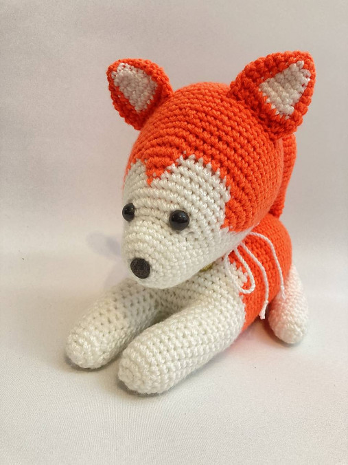 Hračky - Líška/Líštička /háčkovaná hračka - 13986540_