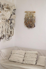Dekorácie - Ručne tkaná vlnená tapiséria JESEŇ ZLAVA 50% Jediný kus - 13990092_