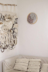 Dekorácie - Ručne tkaná vlnená tapiséria JESEŇ ZLAVA 50% Jediný kus - 13990527_