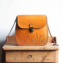 Kabelky - Kožená kabelka Antique leather *Honey&Cordovan* - 13988279_