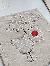 Úžitkový textil - Vianočné podložky pod nápoje I. - 13990136_