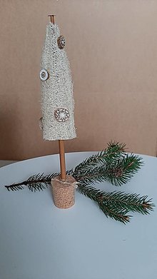 Dekorácie - Vianočný lufa stromček - 13990280_