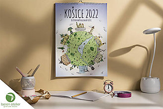 Papiernictvo - Ilustrovaný kalendár Košíc 2022 - 13991320_