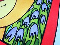 Textil - Bavlnený panel UŠI SI SÁM - Zvieratko z lesa (Srnček) - 13992569_