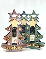 Dekorácie - Vianočné víno v stojane - stromček veľký - 13993127_