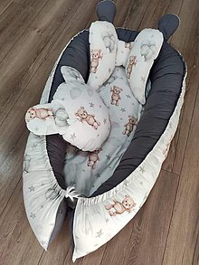 Detský textil - Hniezdo a dekoračné vankúše. - 13993901_