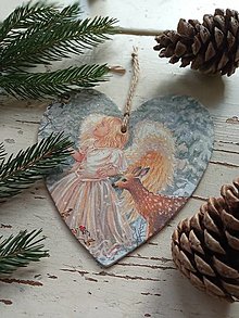 Dekorácie - Vianočná dekorácia Anjel - 13993018_