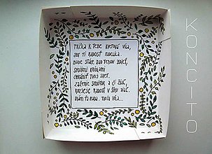 Dekorácie - Víla Hydrangea + krabička (víla + krabička s textom: "kvetová víla") - 14001164_