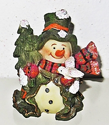 Polotovary - Vianočný snehuliak - polotovar na vaše aranžovanie - 13997457_