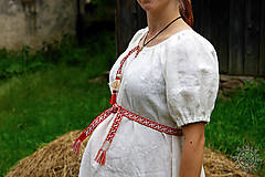 Šaty - Ľanové šaty Zorana - 14004009_