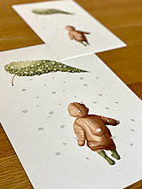 Grafika - Keď begónia sneží - Print | Botanická ilustrácia - 14006871_